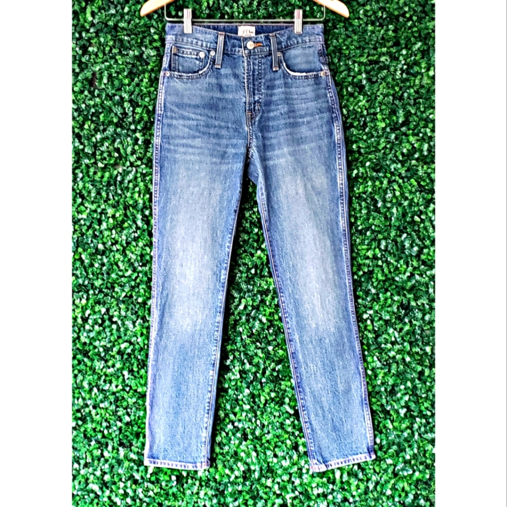 J.Crew 9" vintage straight jean in Tahoe wash
